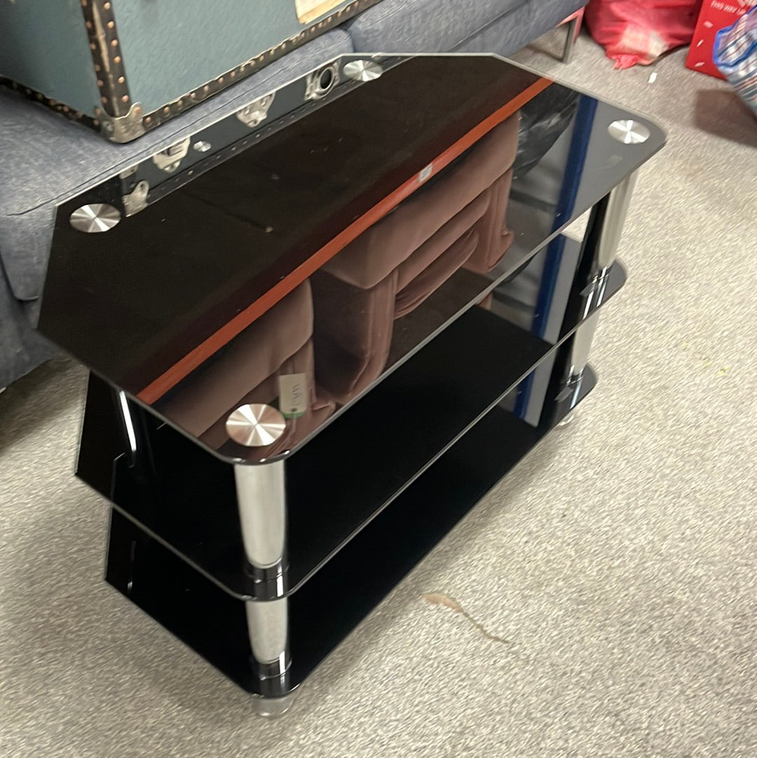 Black Glass Tv UNIT (02407027)