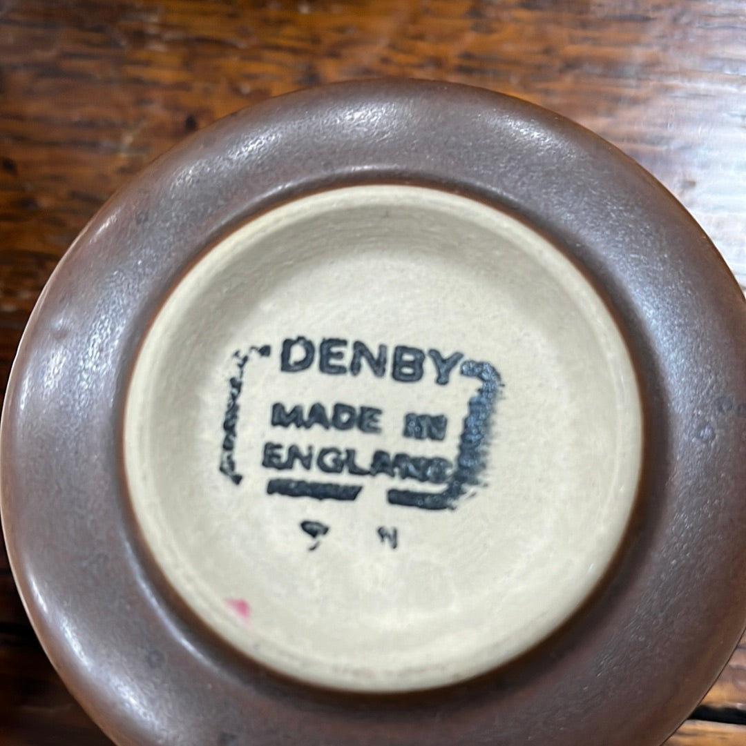 Denby Tea Set Brown , Red , Cream (TSet3)(ONLINE SALES ROOM)
