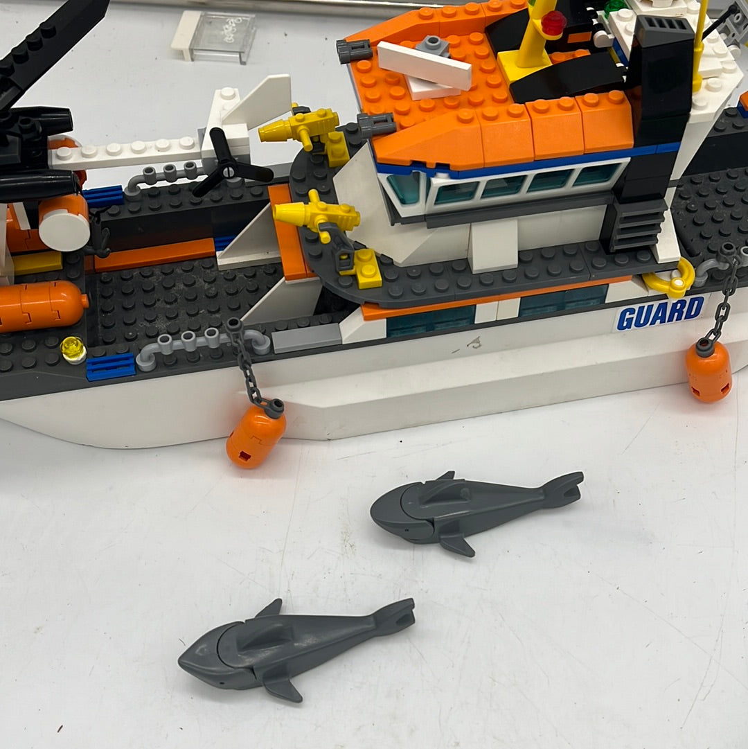 Lego Set - Rare Lego city coast guard patrol 60014 - please note comes WITHOUT figurines or instructions. (Shelf 3)