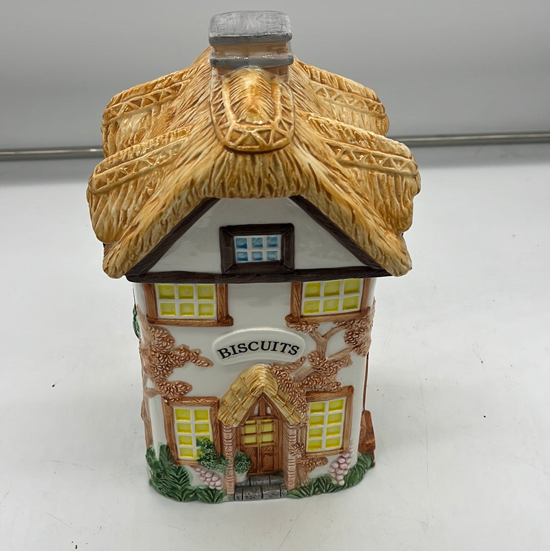 Cottage Biscuit Jar (J)