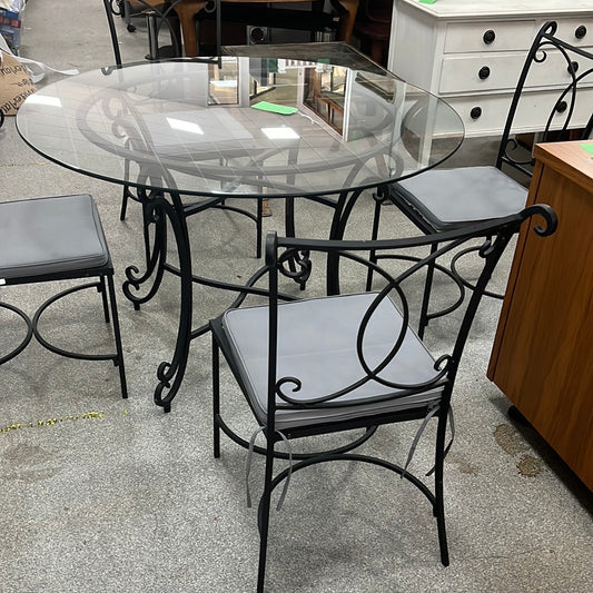Cast Iron Garden Table Set (090506)