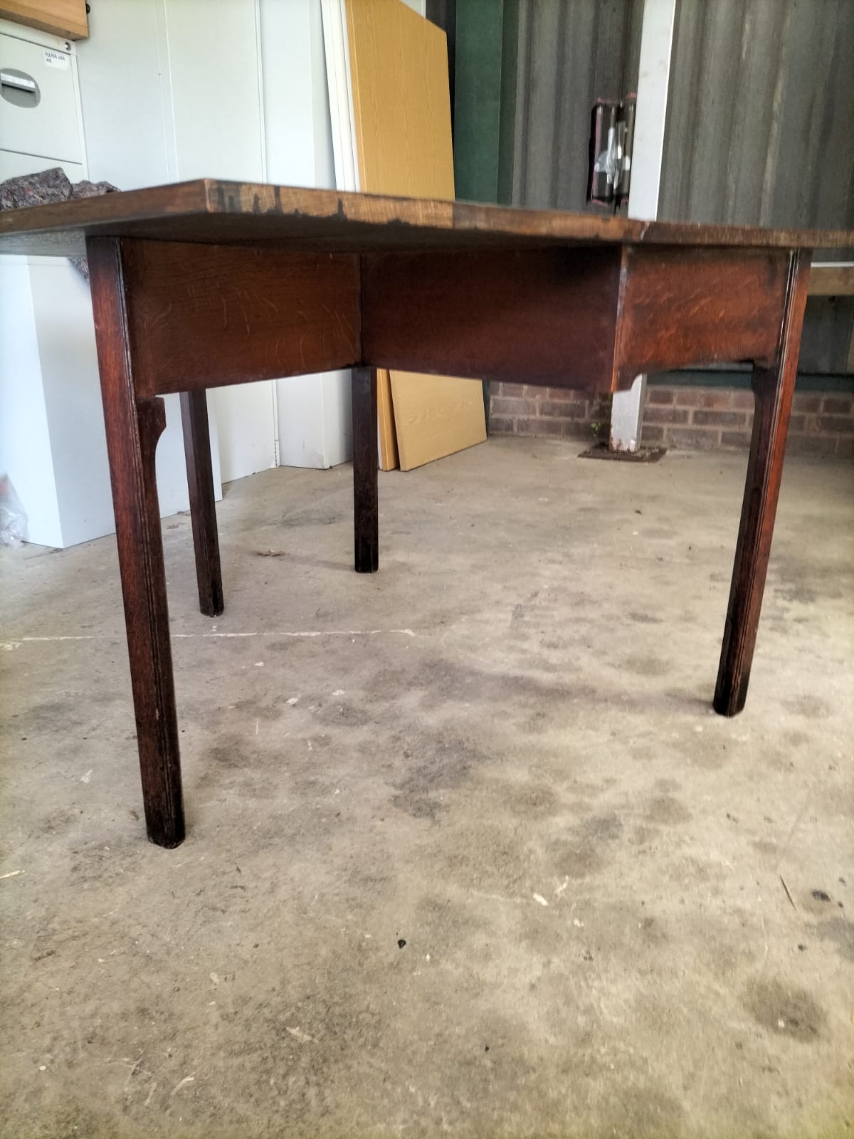 Drop leaf table upcycle project (130403)